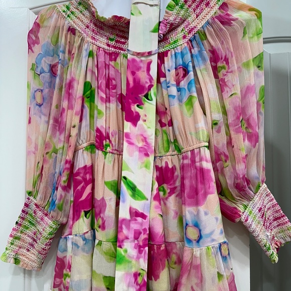 NWOT Rococo Sand Flora Mini Dress - Picture 8 of 12